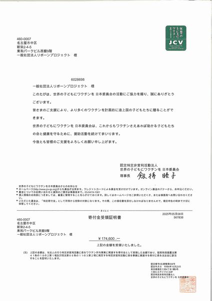 寄付金額