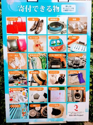 寄付できるもの