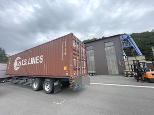 寄付品を海外に発送