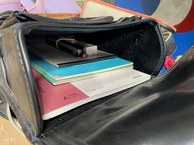 ランドセルと文房具
